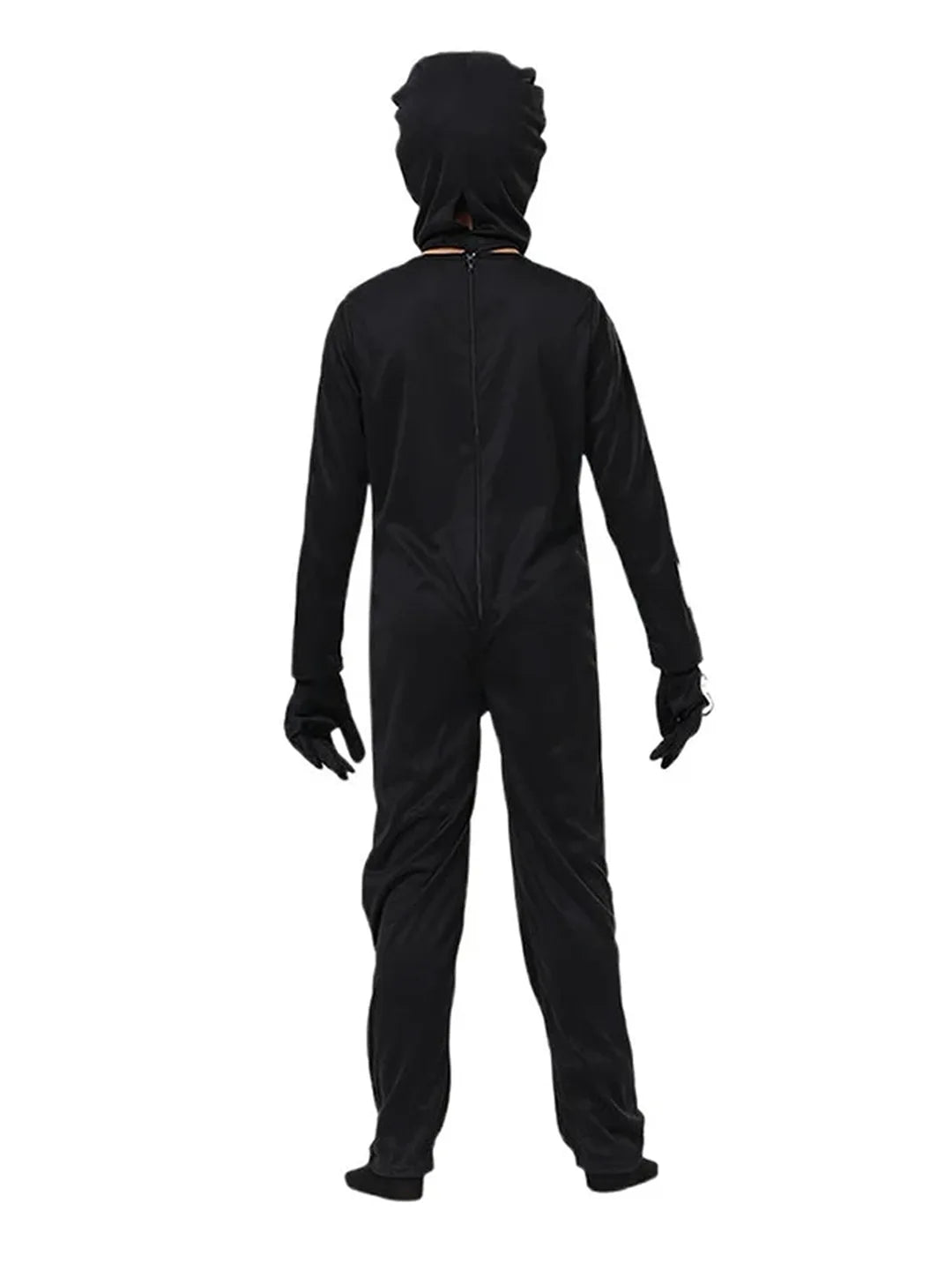 Black White Luminous Glow in Dark Skeleton kids' Halloween costume