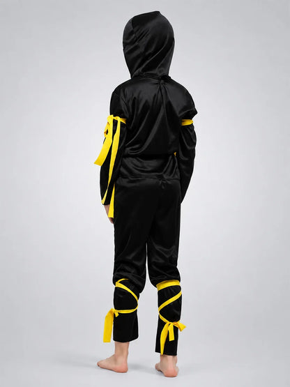 The Black & Yellow Dragon Ninja kids' Halloween costume