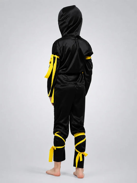 The Black & Yellow Dragon Ninja kids' Halloween costume