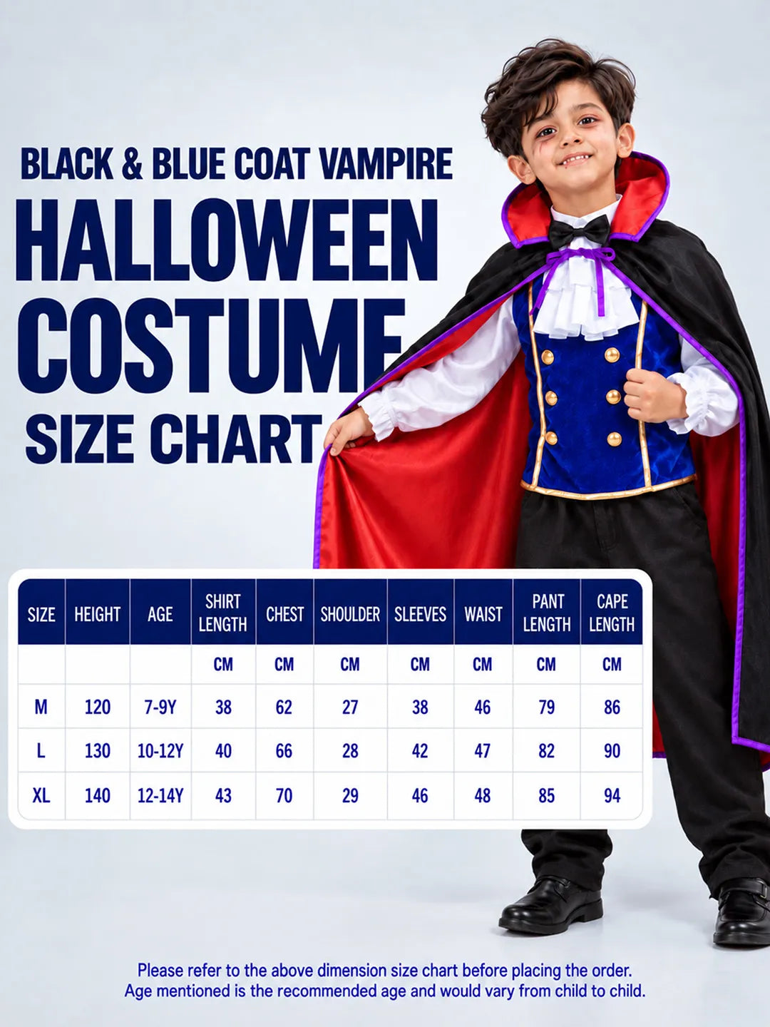 Black & Blue Coat Vampire