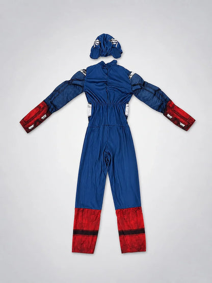 Blue Muscle Superhero kids' Halloween costume