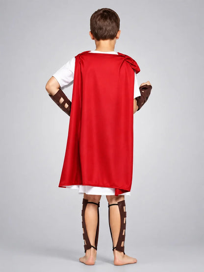 Brown Gladiator kids' Halloween costume