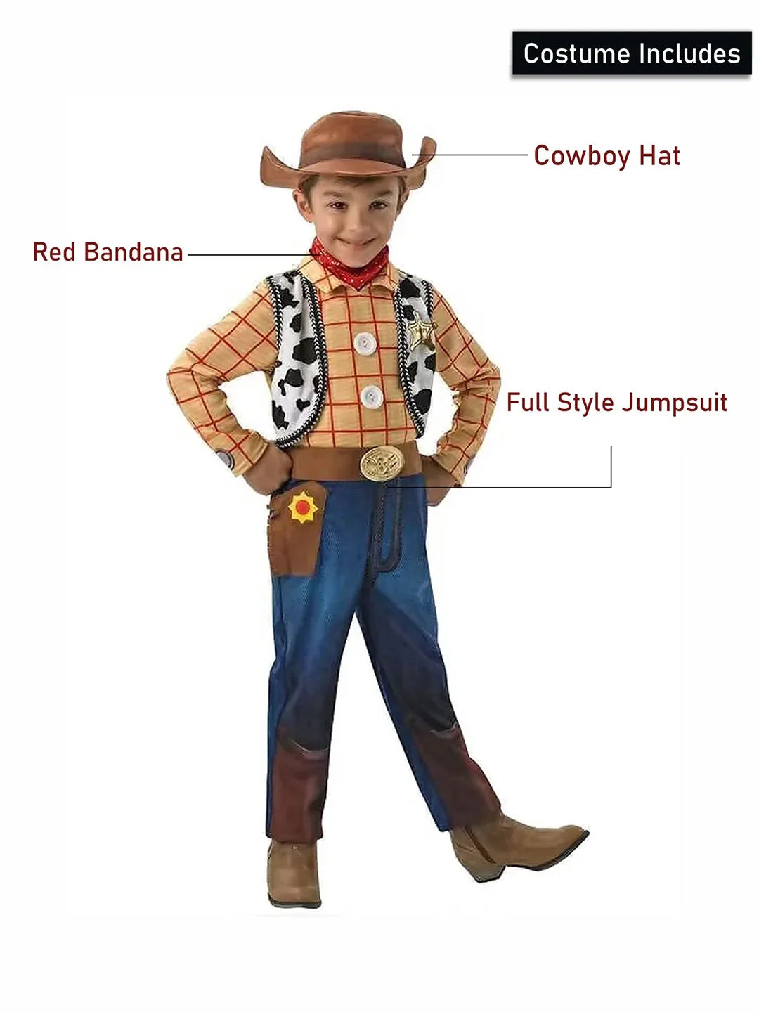 Cowboy Theme kids' Halloween costume