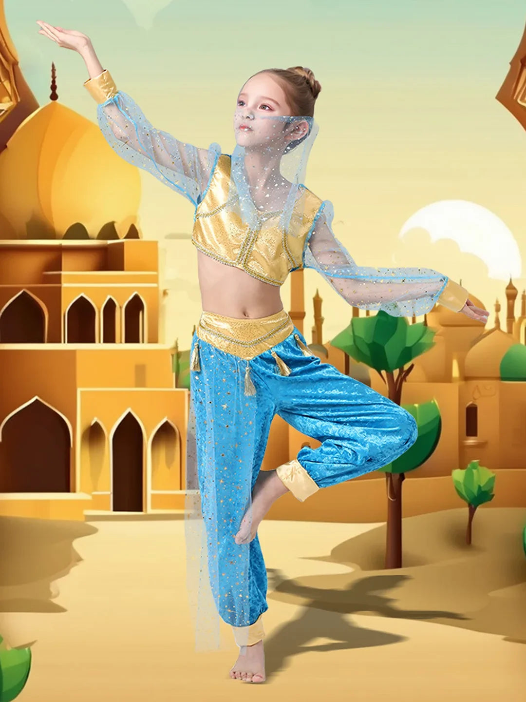 The Genie kids' Halloween costume