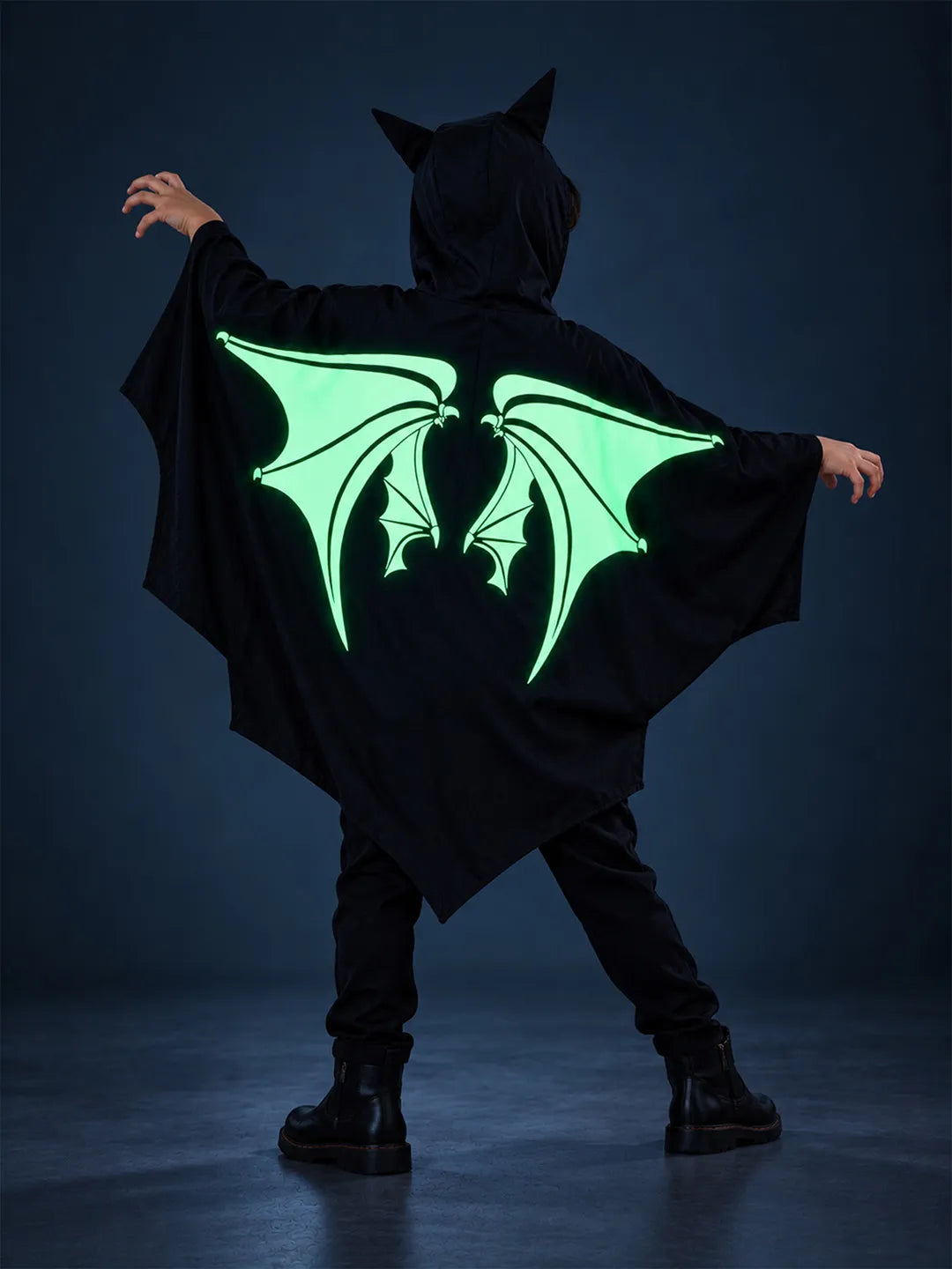 Luminous Ghost Bat Cape-Style Cloak