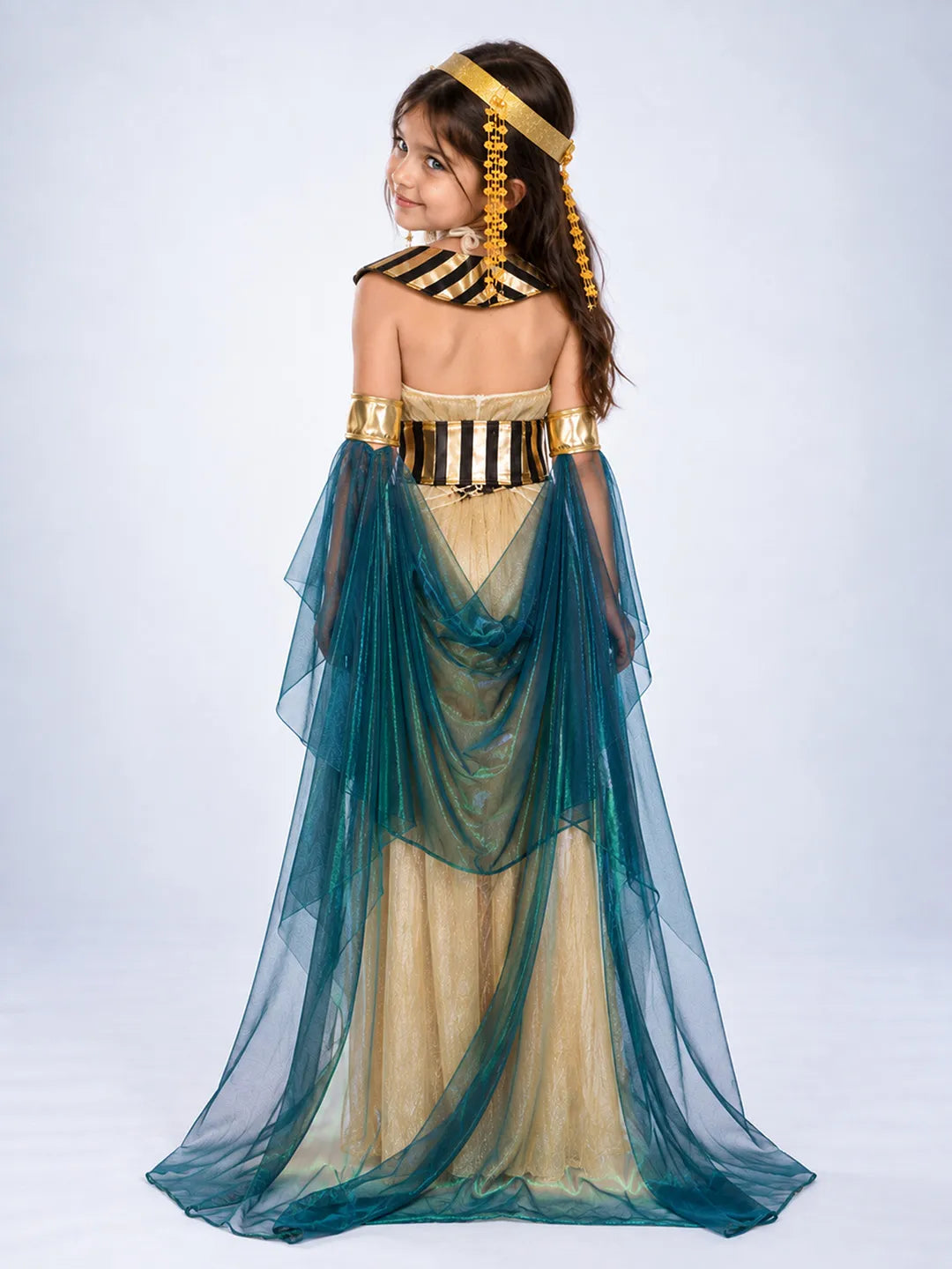 Gold & Green Egyptian Girl