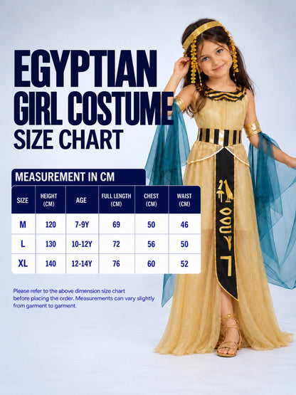 Gold & Green Egyptian Girl