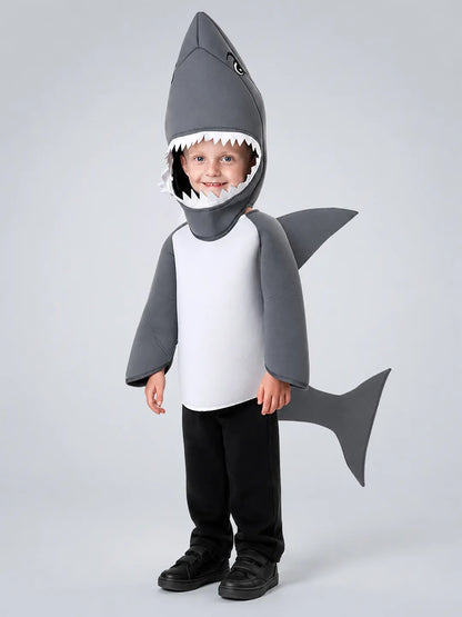 Grey Baby Shark kids' Halloween costume