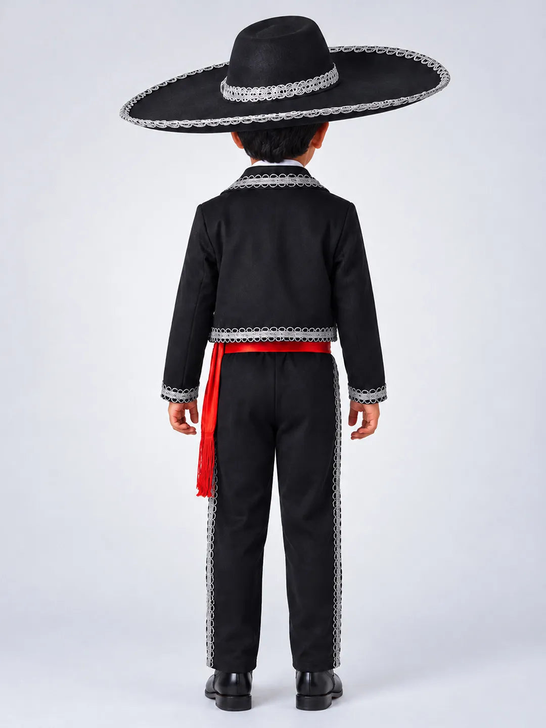Black & Red Mexican Mariachi Boys