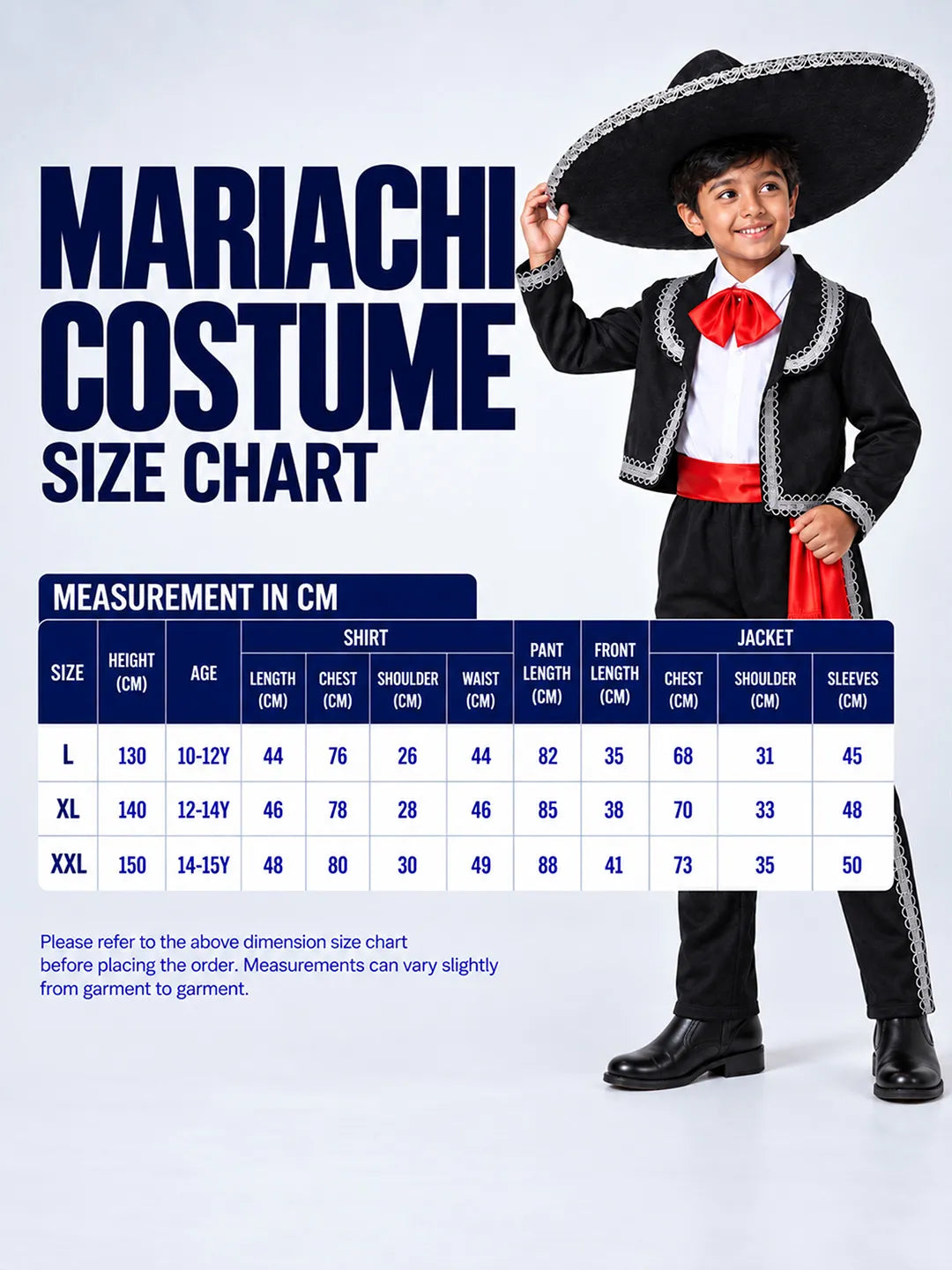Black & Red Mexican Mariachi Boys