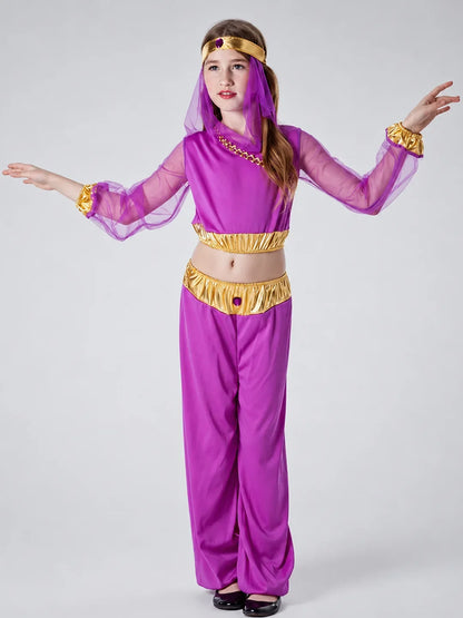 Purple Genie kids' Halloween costume