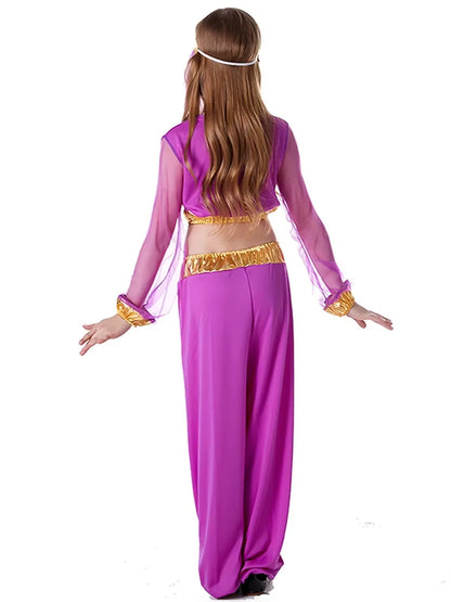Purple Genie kids' Halloween costume