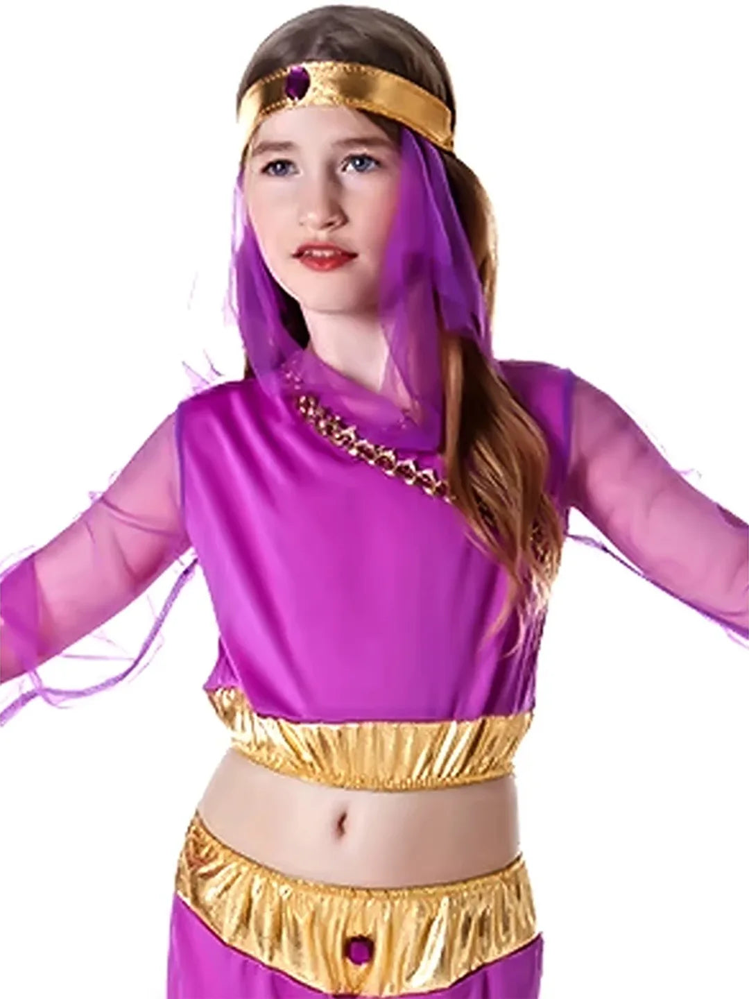 Purple Genie kids' Halloween costume