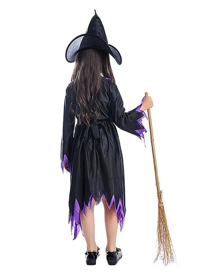 Purple Bat Witch kids' Halloween costume