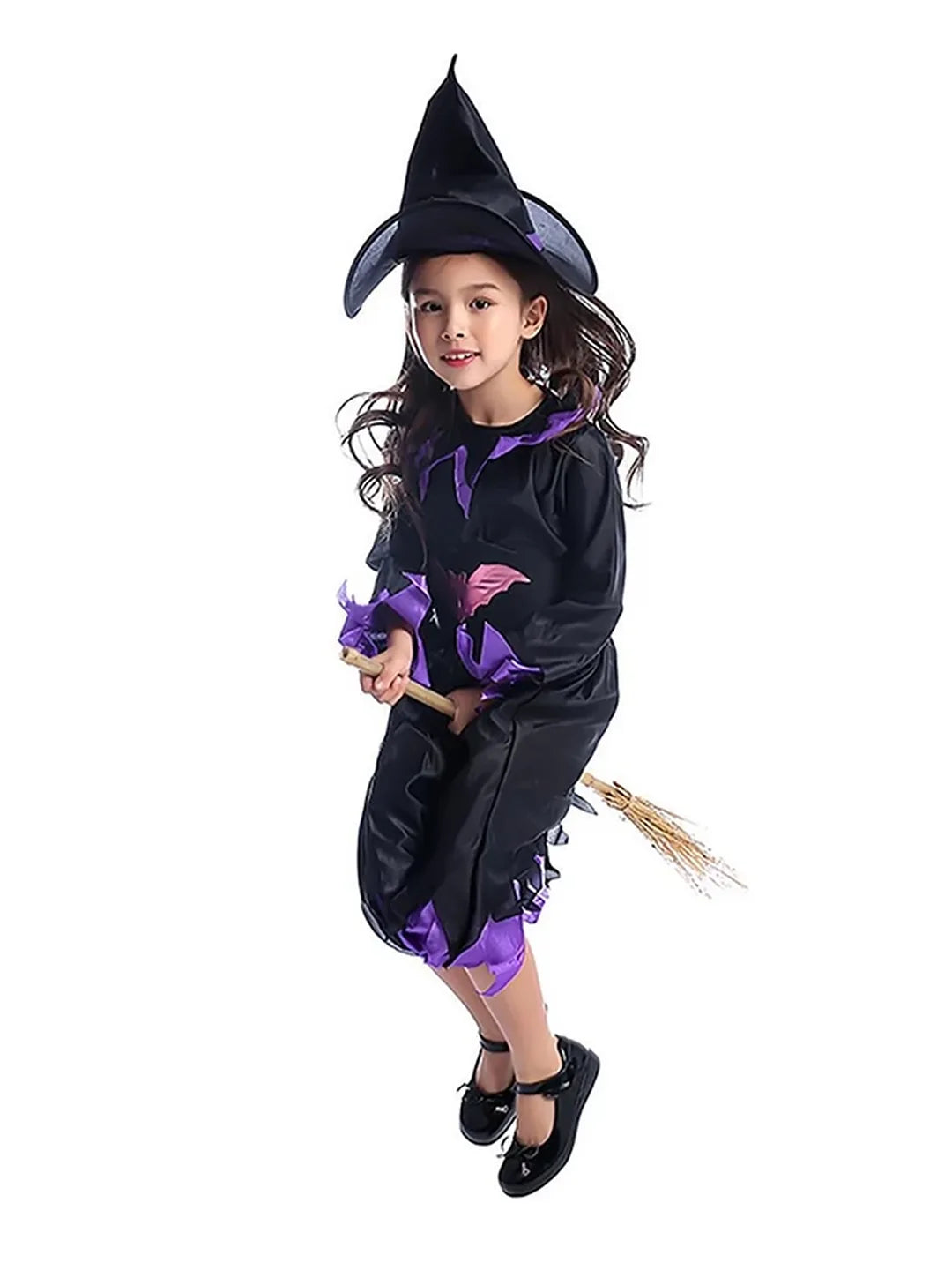 Purple Bat Witch kids' Halloween costume