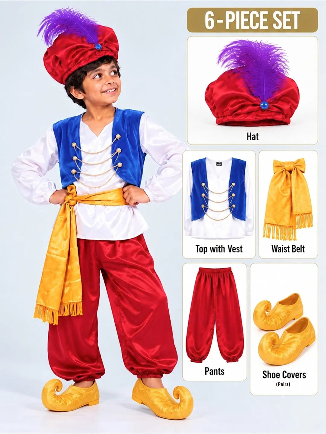 Alladin Red & White