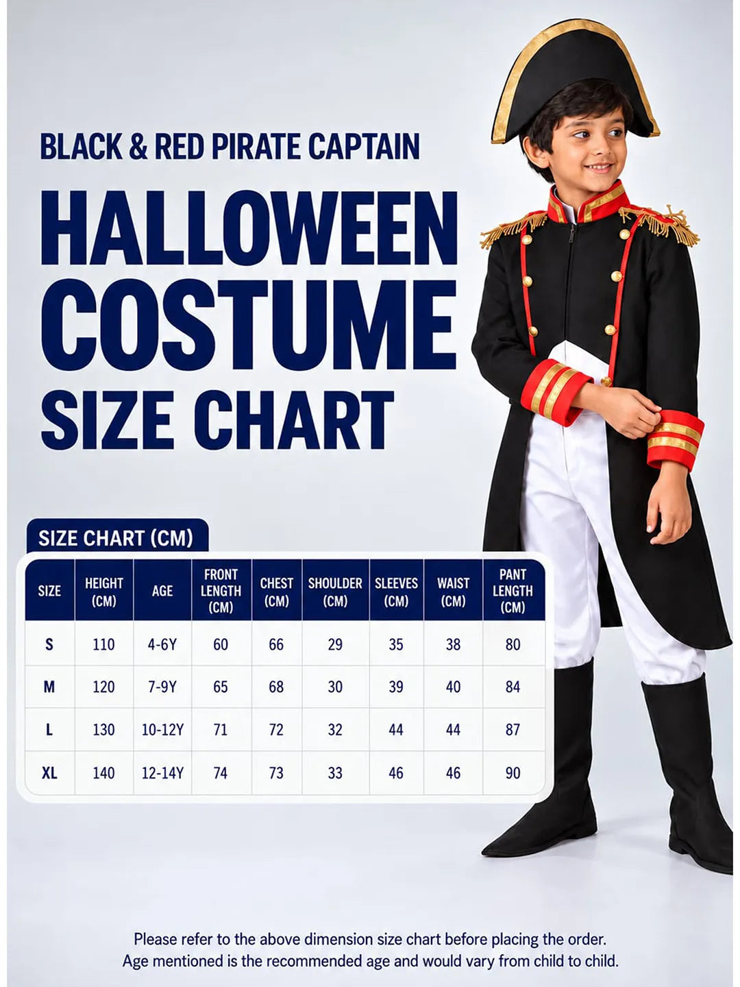 Black & Red Pirate Captain