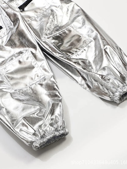 Shiny Silver Astronaut kids' Halloween costume