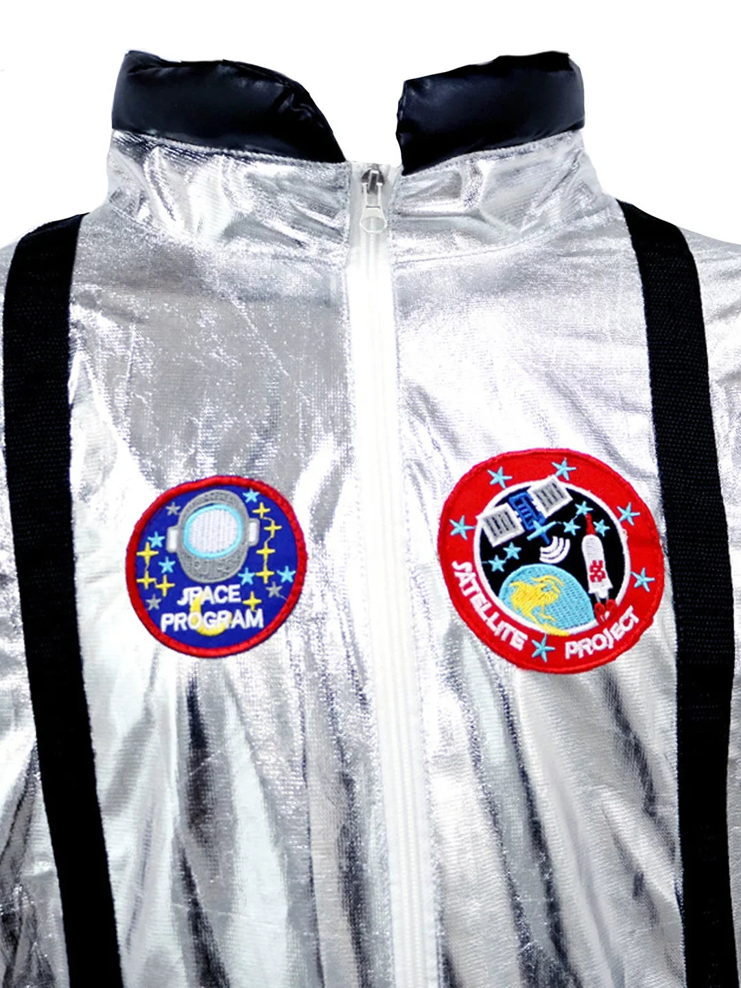 Shiny Silver Astronaut kids' Halloween costume