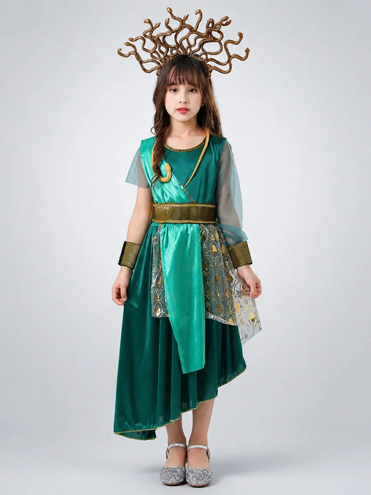Forest Snake Queen kids' Halloween costume