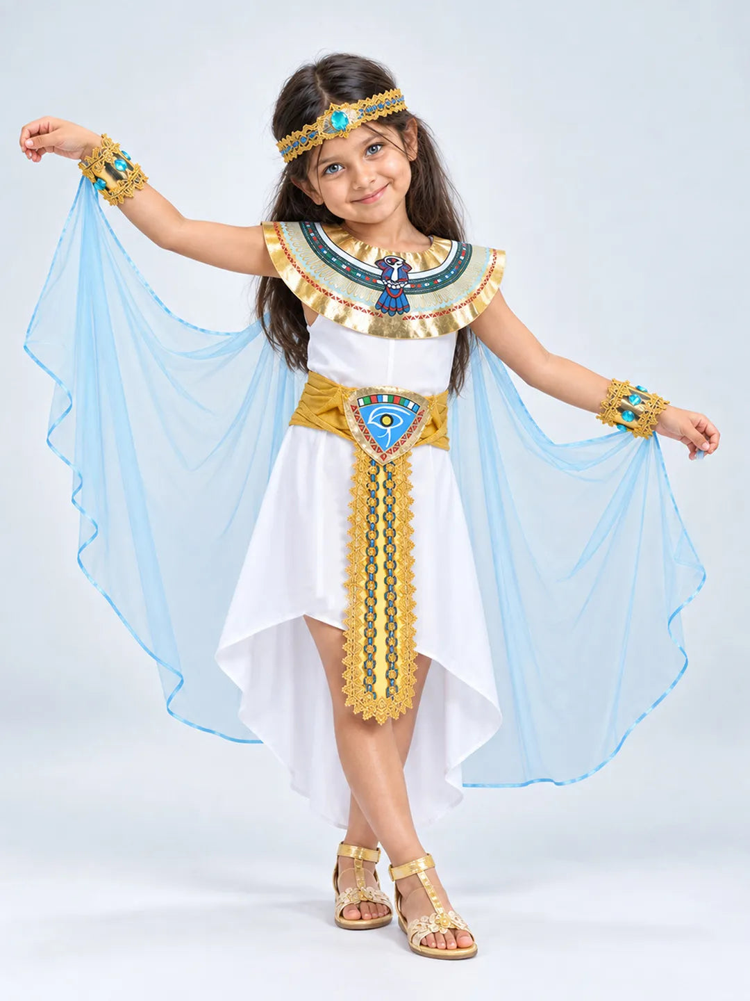 White & Gold Nile Girl