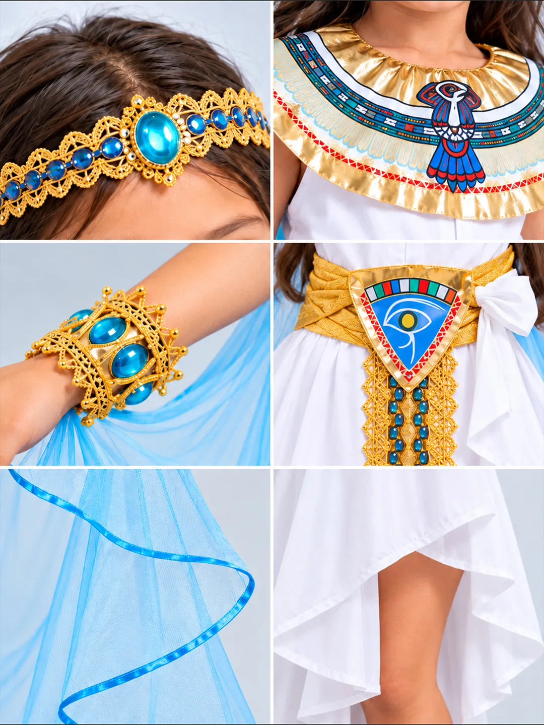 White & Gold Nile Girl