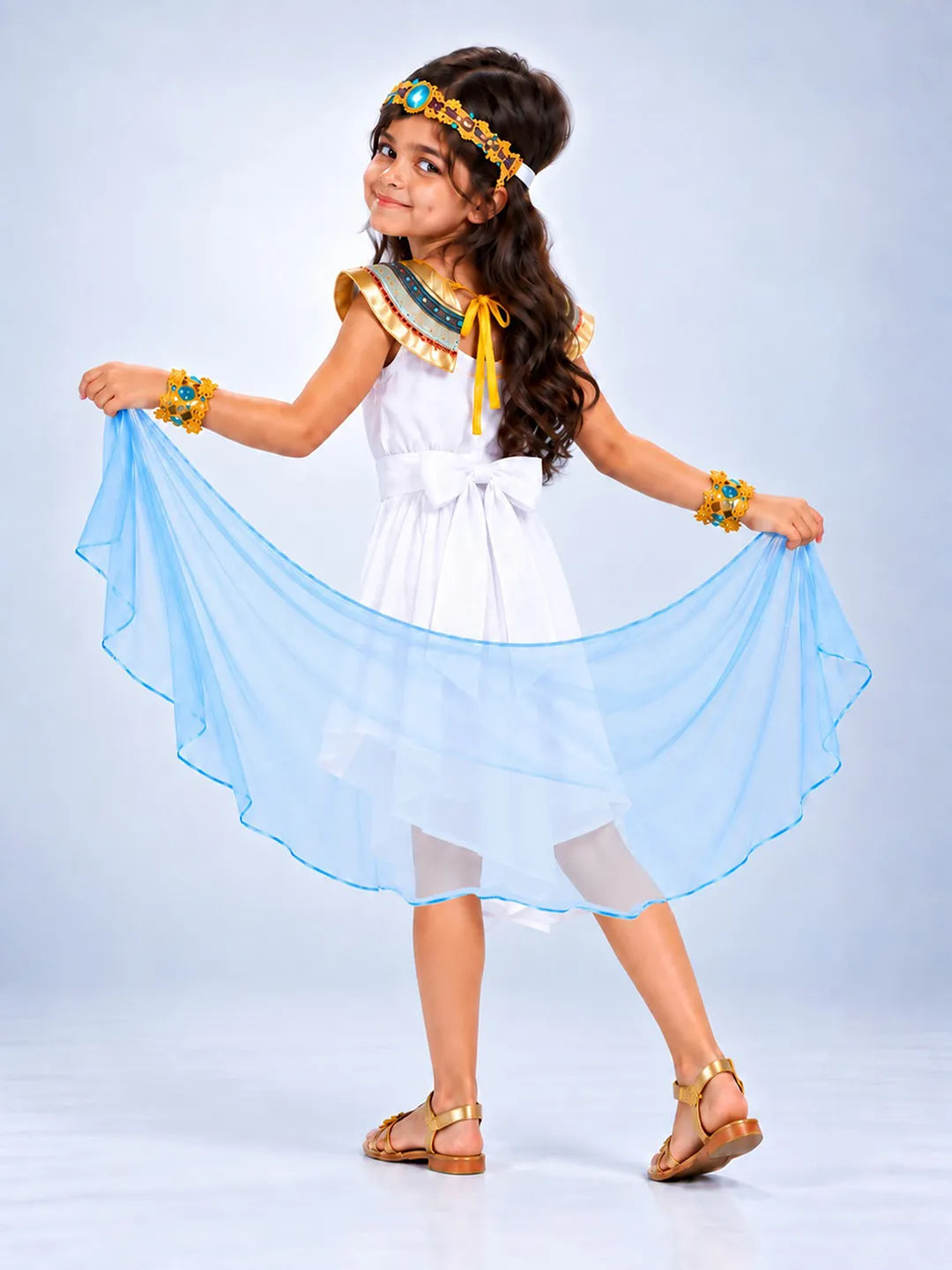 White & Gold Nile Girl