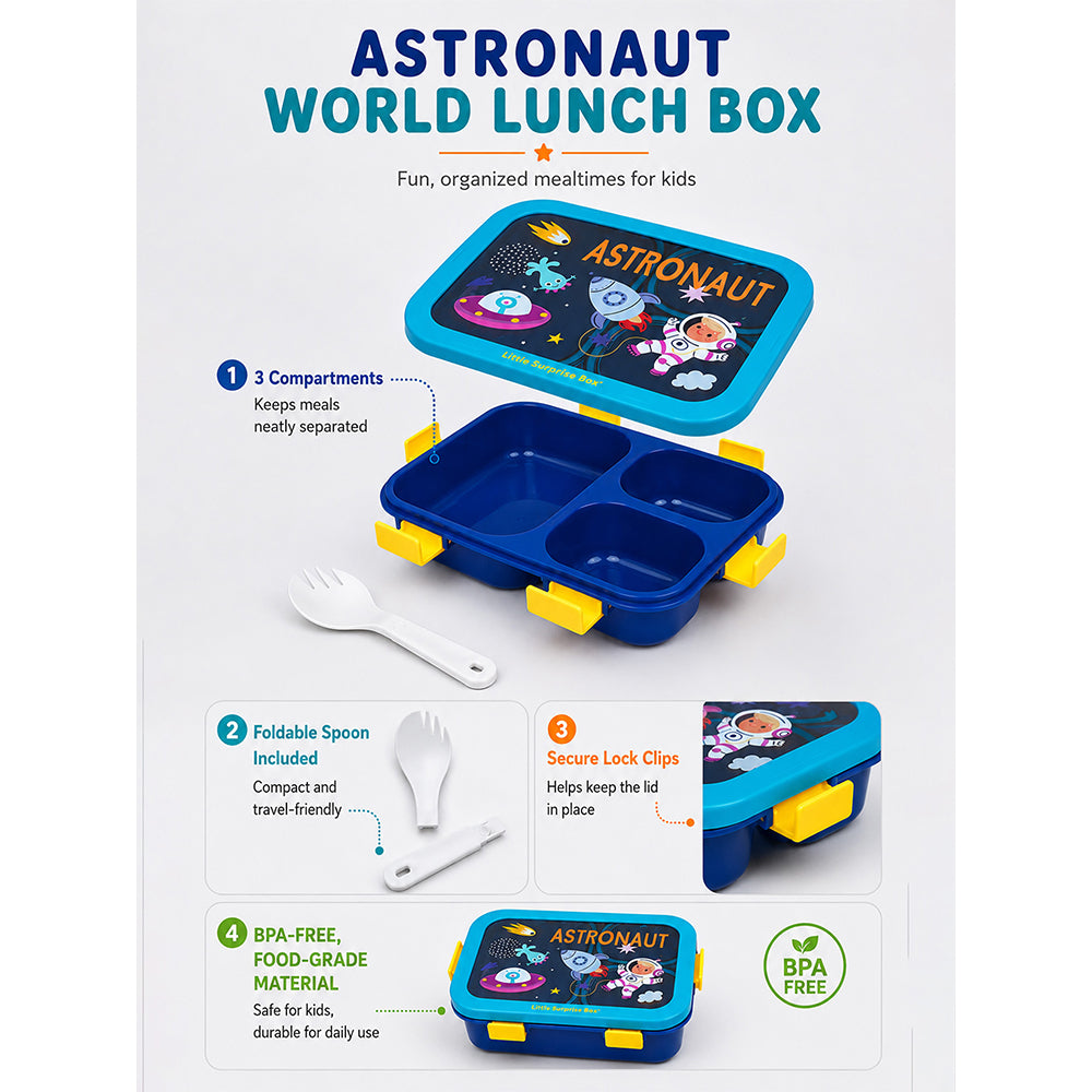 Compact Astronaut Lunch Box