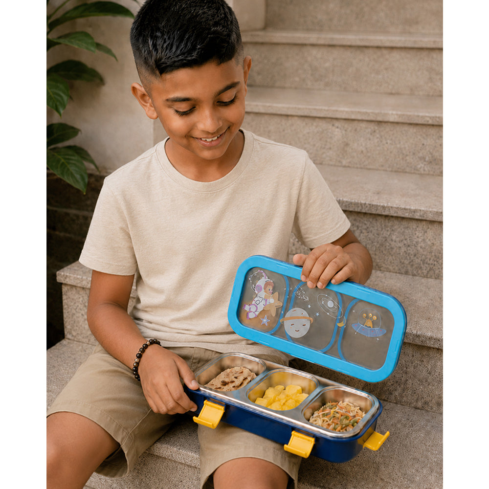 Long Rectangle Astronaut Lunch Box