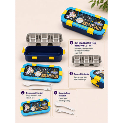 Long Rectangle Astronaut Lunch Box
