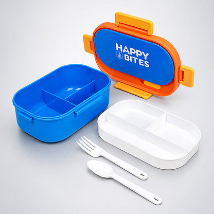 Blue Flap Happy Bites Lunch Box for kids