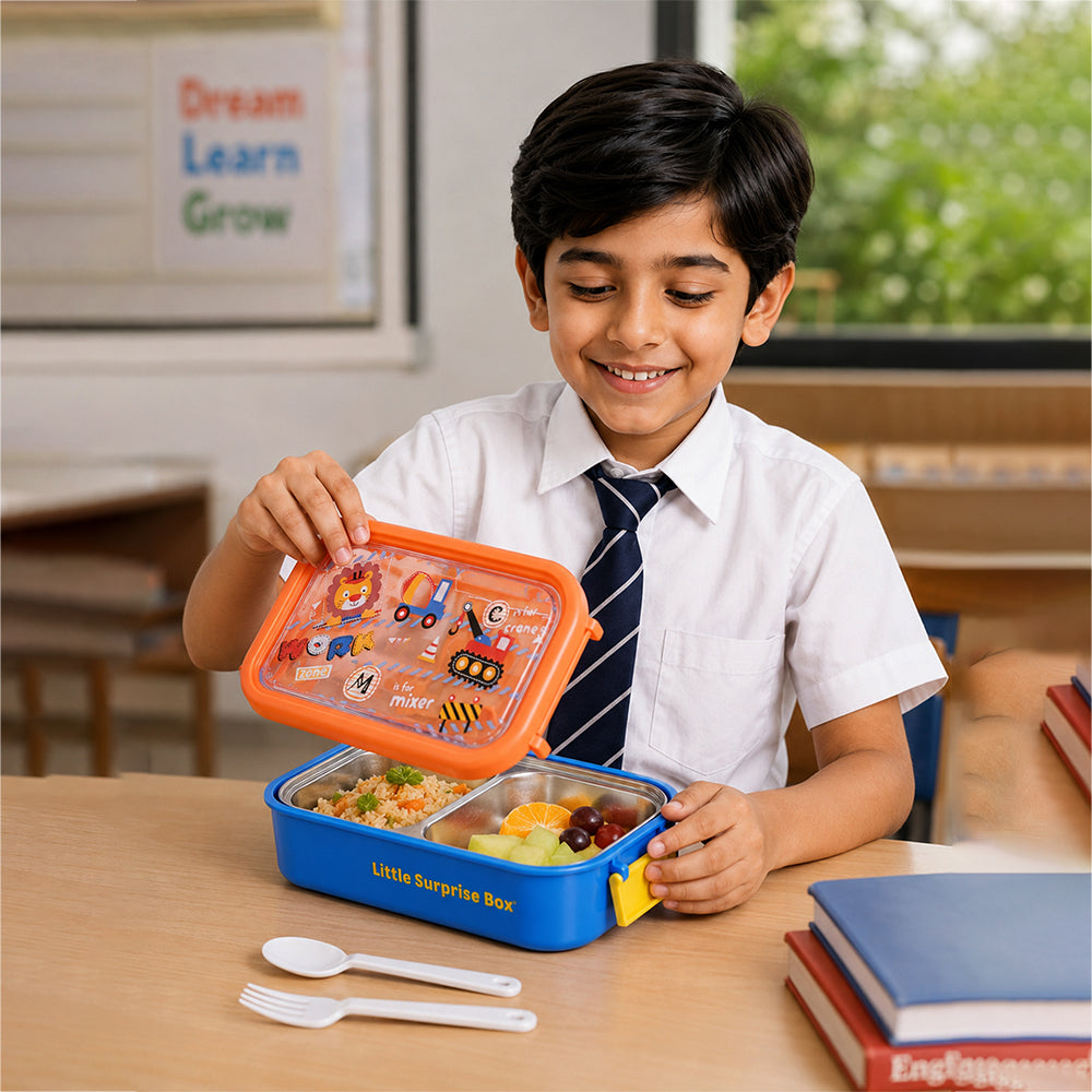 Construction Work Zone Lunch Box
