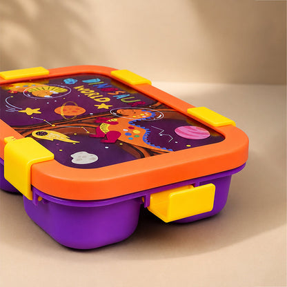 Compact Dinosaur World Lunch Box