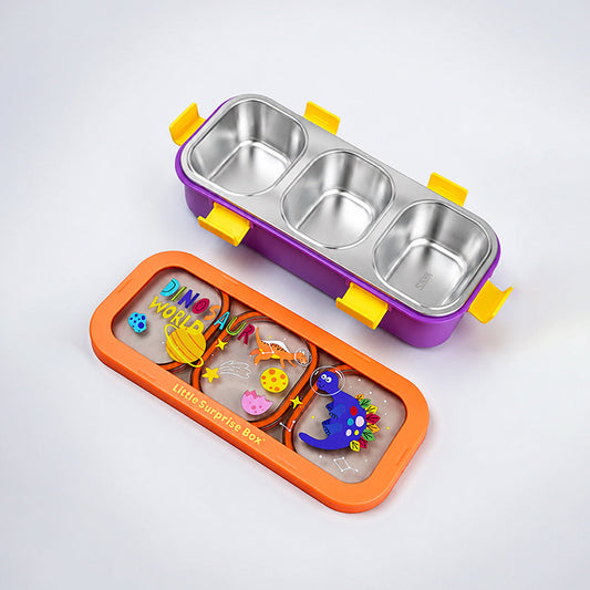 Long Rectangle Dinosaur World Lunch Box