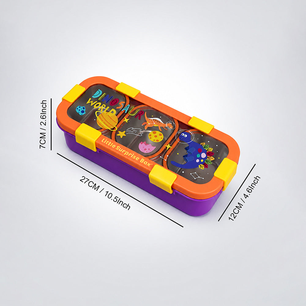 Long Rectangle Dinosaur World Lunch Box