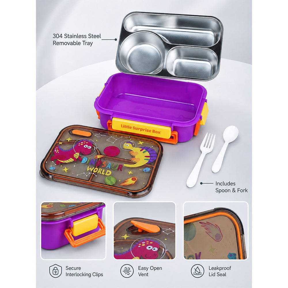 Dino World Interlock Lunch Box