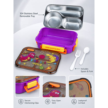 Dino World Interlock Lunch Box