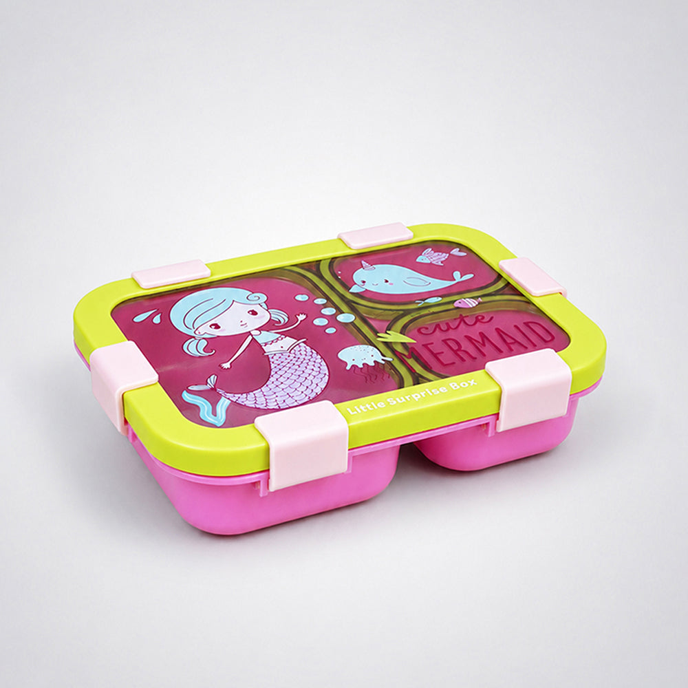 Compact Cute Mermaid Lunch Box