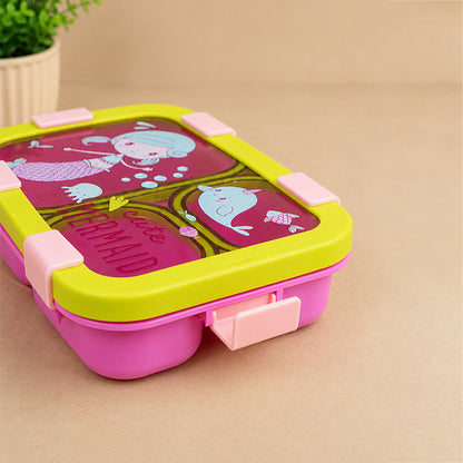Compact Cute Mermaid Lunch Box