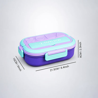 Mint & Purple Shapes Happy Bites Bento Lunch Box