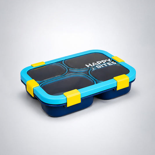 Navy & Blue 4 Sections Big Lunch Box