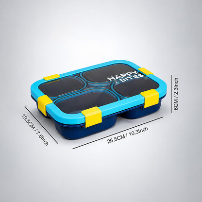 Navy & Blue 4 Sections Big Lunch Box
