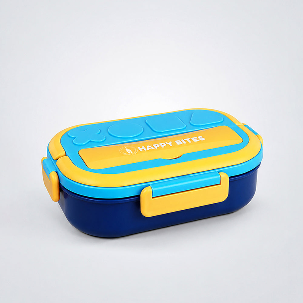 Orange & Blue Shapes Happy Bites Bento Lunch Box