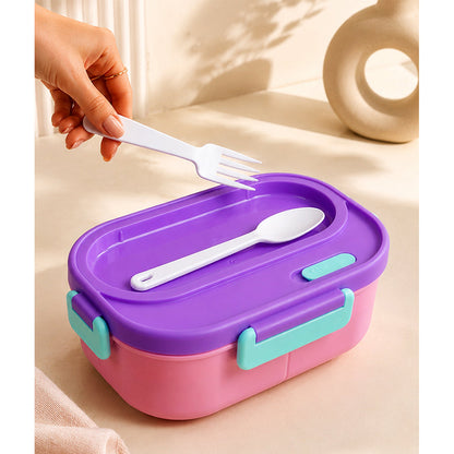 Pink Flap Happy Bites Bento Lunch Box
