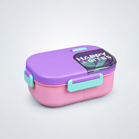 Purple Window Color-block, Happy Bites Bento Lunch Box