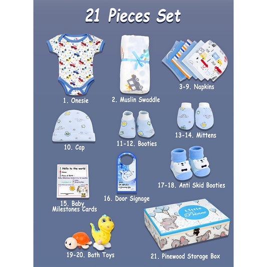 Little Prince Baby Boy Gift Hamper (0-12months) - Little Surprise Box