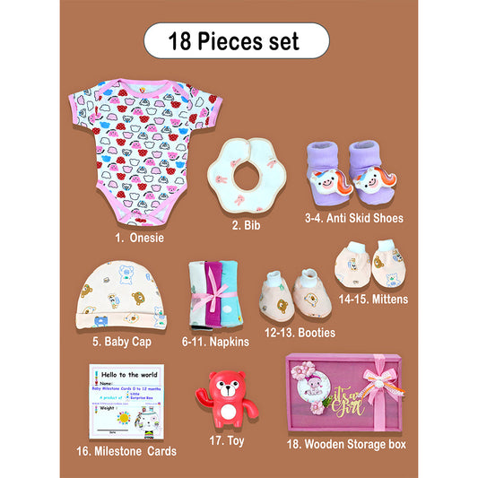 Pink Blush Newborn Hamper 0-12 Months - Little Surprise Box