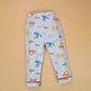 Blue Car & Plane print soft cotton Kids nightsuit - Little Surprise Box