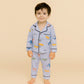 Blue Car & Plane print soft cotton Kids nightsuit - Little Surprise Box