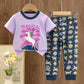 Magical Unicorn soft Cotton Joggers Nightsuit set for Kids - Little Surprise Box